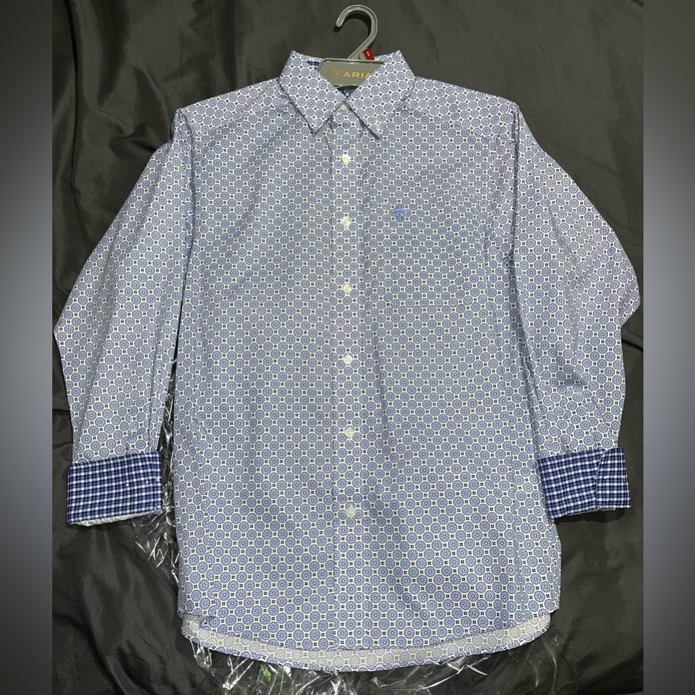 Ariat mens geoprint shirt